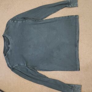 Heathered Green L/S American Eagle Shirt, Size Medium